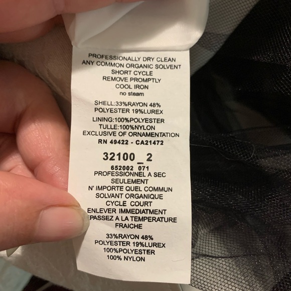 Vintage Jessica McClintock for Gunne Sax ruffle dress size 9 white black - Picture 15 of 15